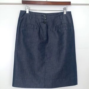 Trina Turk Denim Pencil Skirt size S